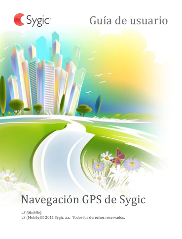 Portada de User Guide for Sygic Aura